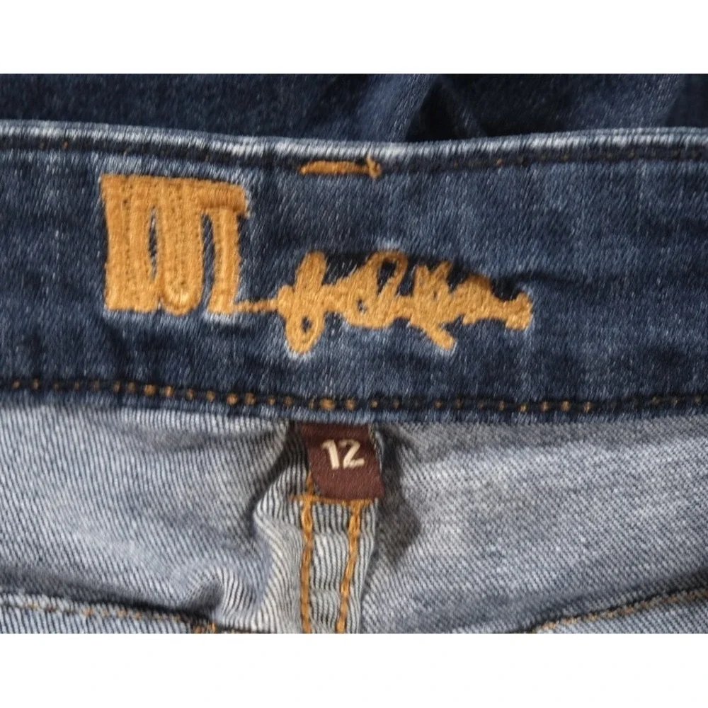 Kut From The Kloth Denim Shorts Womens 12 Blue Bermuda Stretch Casual Knee Long
